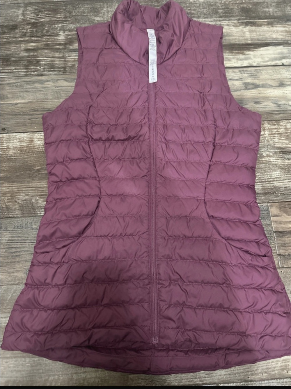 lululemon athletica Quilted Sleeveless Puffer Vest in Plum